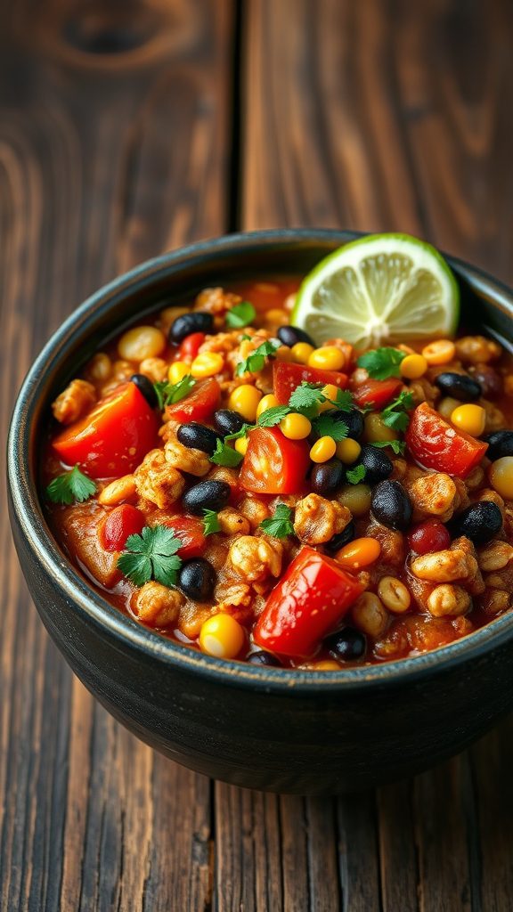 hearty vegetarian chili recipe
