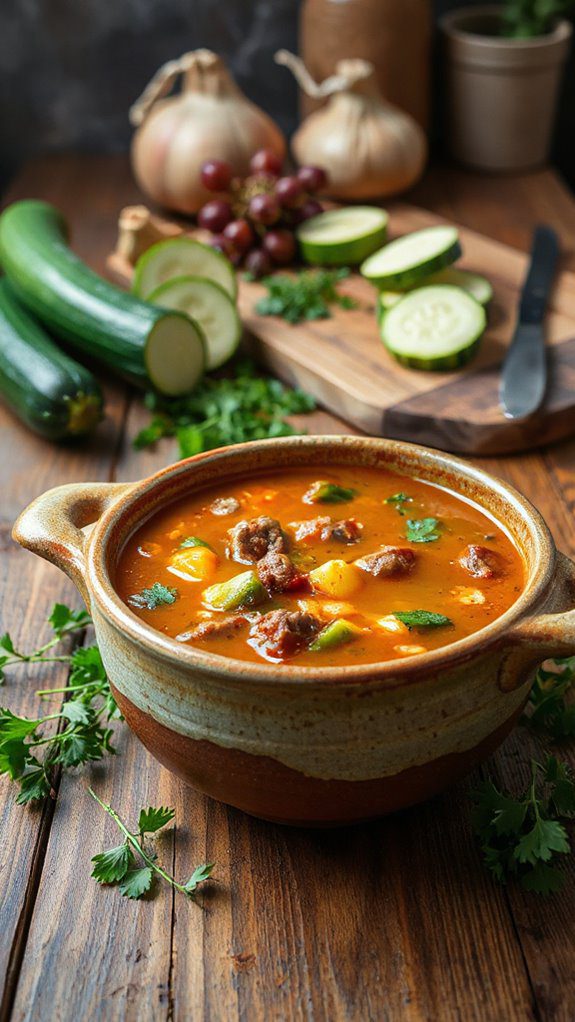 hearty zucchini beef soup hearty zucchini beef soup