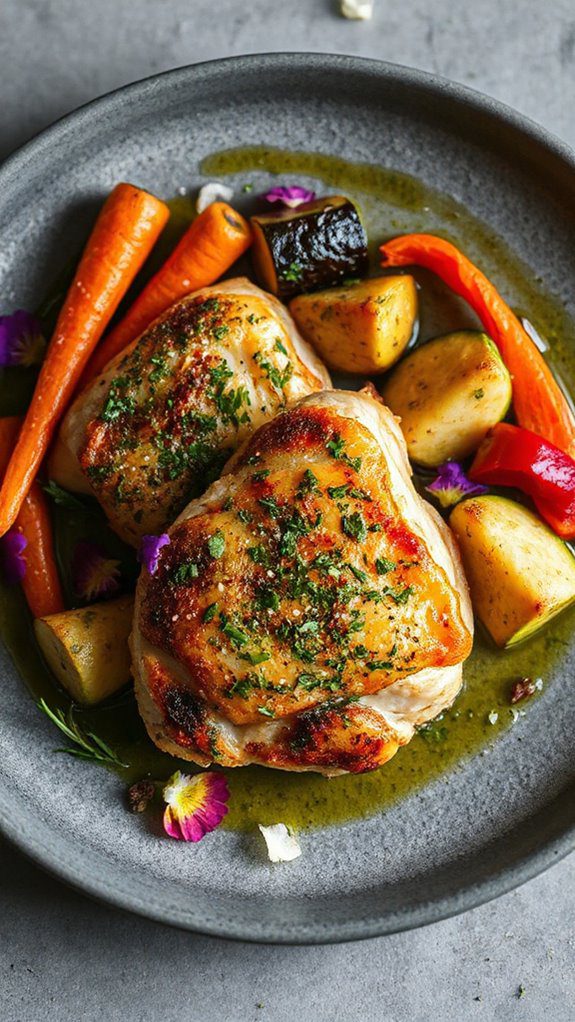 herb crusted chicken thighs recipe herb crusted chicken thighs recipe