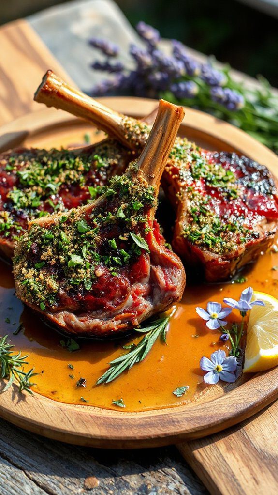 herb crusted lamb chops recipe herb crusted lamb chops recipe