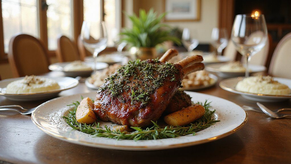 herb crusted lamb preparation method