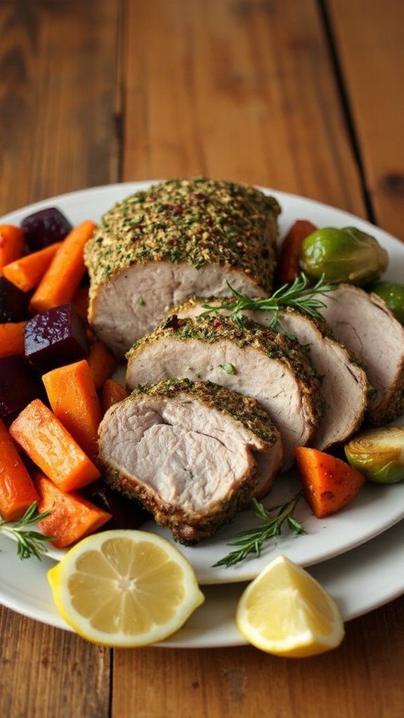 herb crusted pork tenderloin recipe