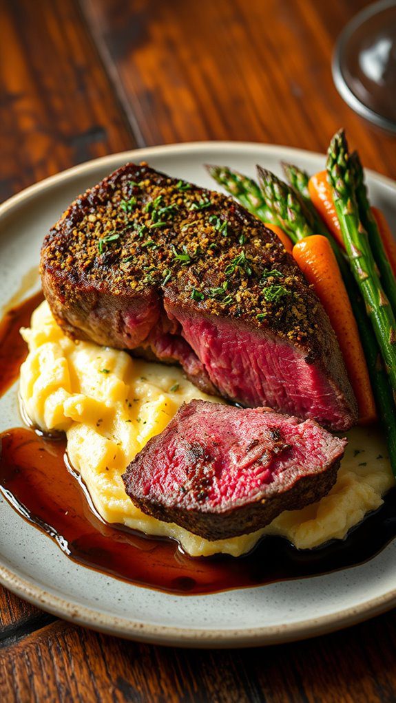 herb enhanced beef tenderloin dish herb enhanced beef tenderloin dish