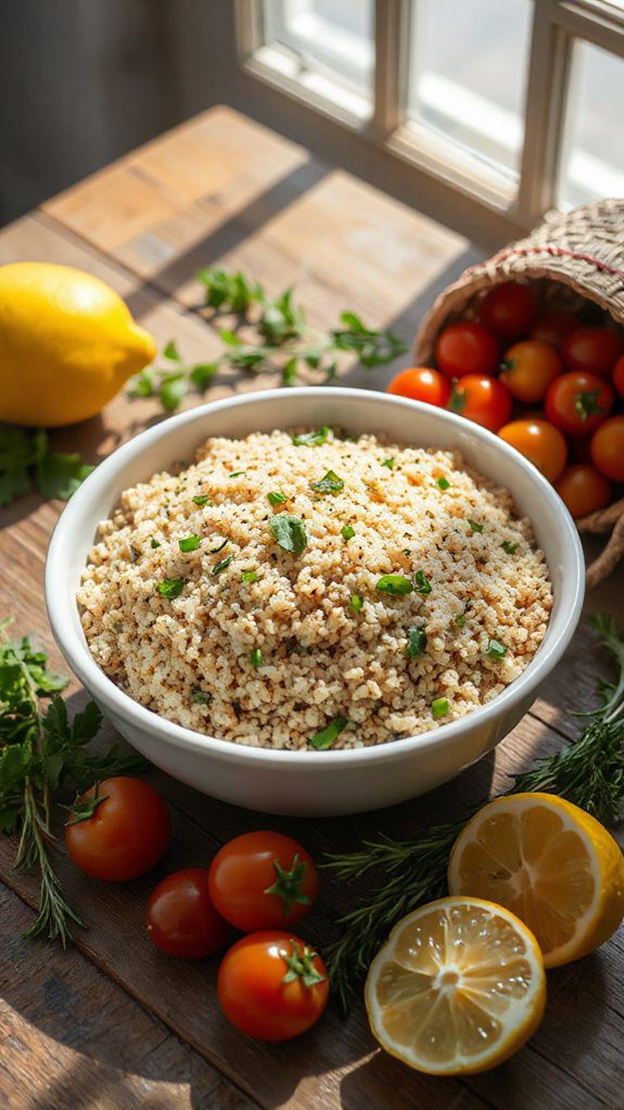 herb infused quinoa recipe