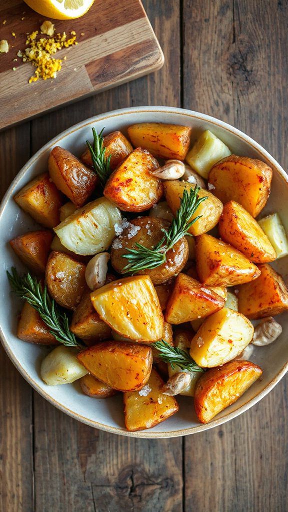 herb infused roasted vegetables herb infused roasted vegetables