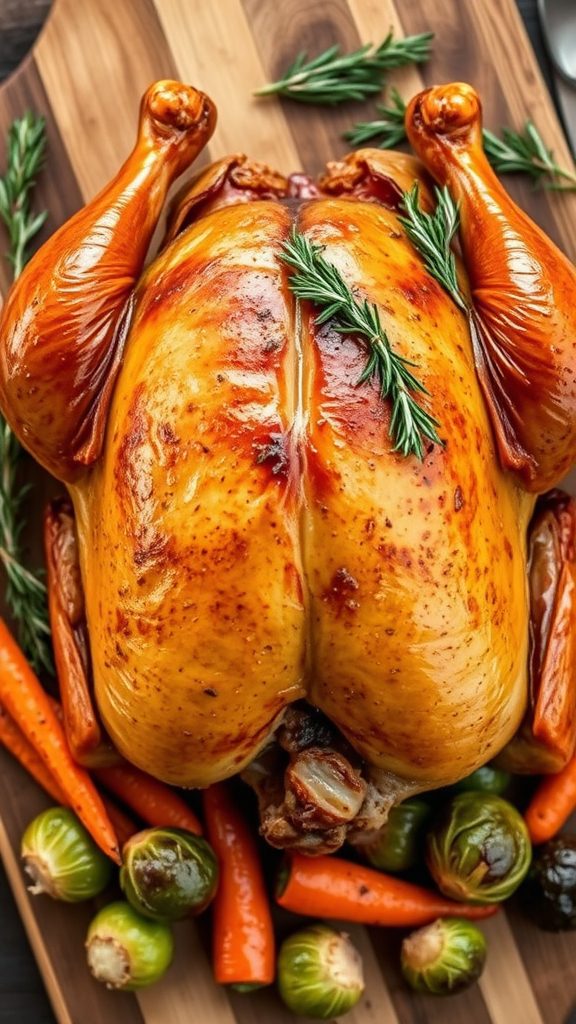 herbed butter roast chicken