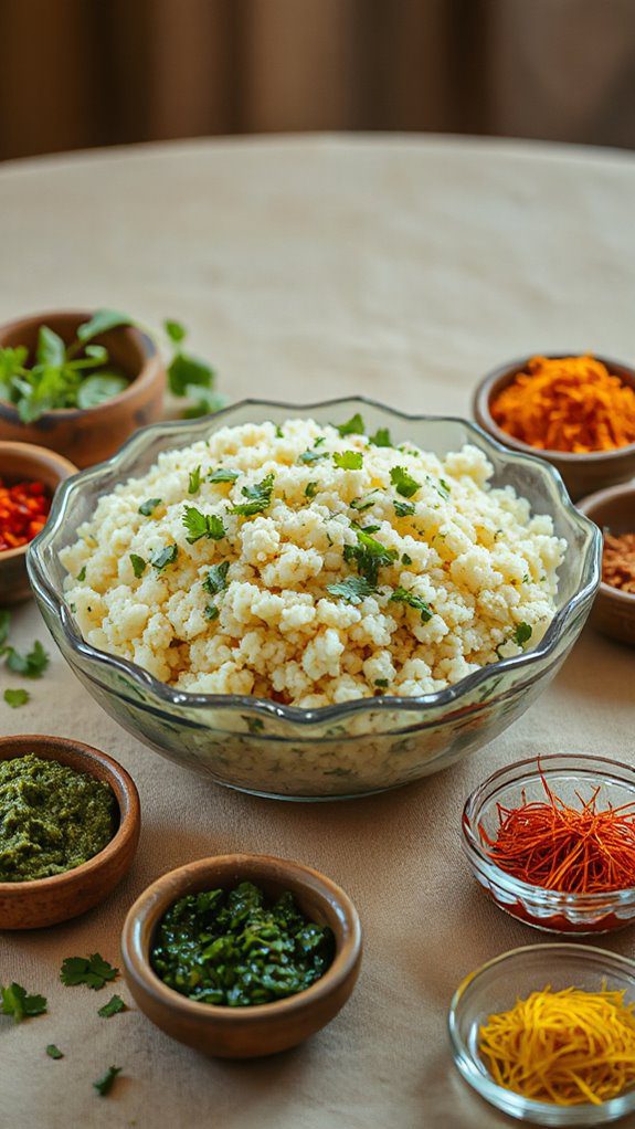 herbed instant couscous dish