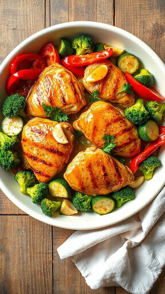 honey garlic chicken dish honey garlic chicken dish