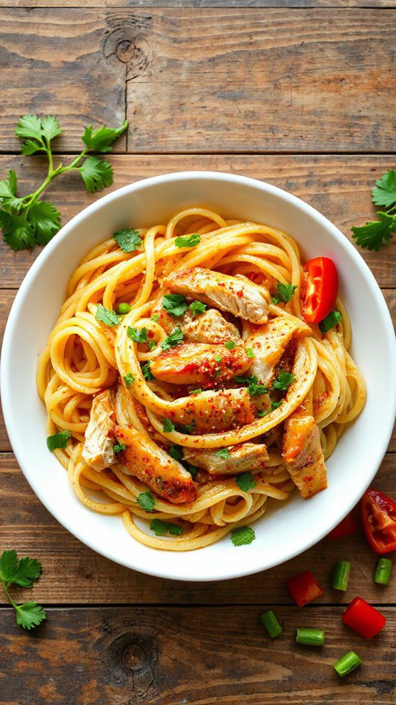 honey garlic chicken pasta