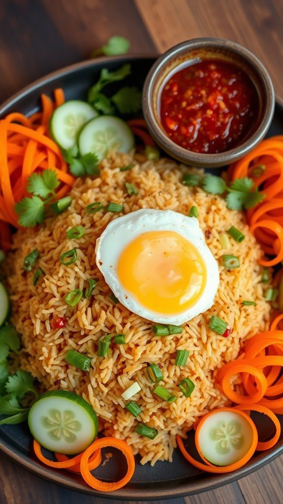indonesian fried rice dish