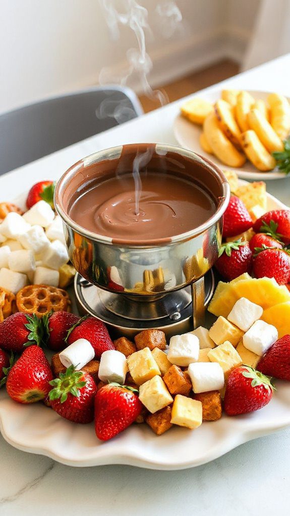 indulgent chocolate dipping experience