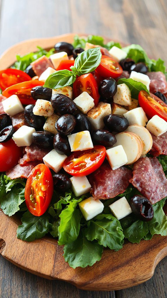 italian inspired salad creation