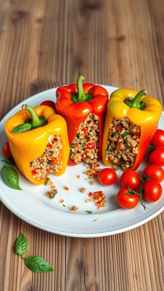italian inspired stuffed peppers italian inspired stuffed peppers