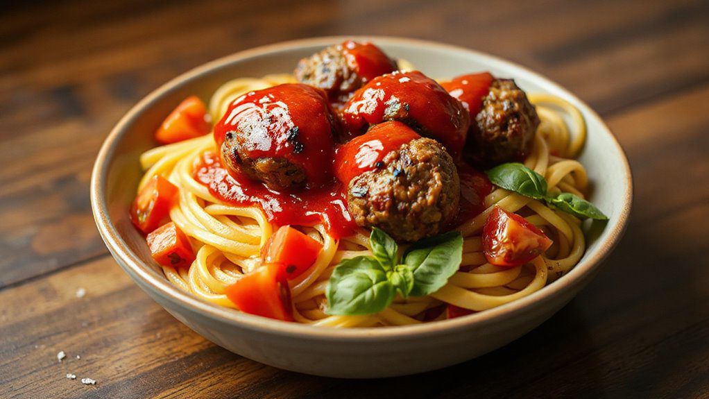 italian meatball burger bowl