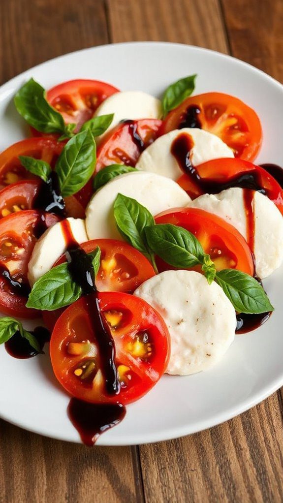 italian salad with balsamic