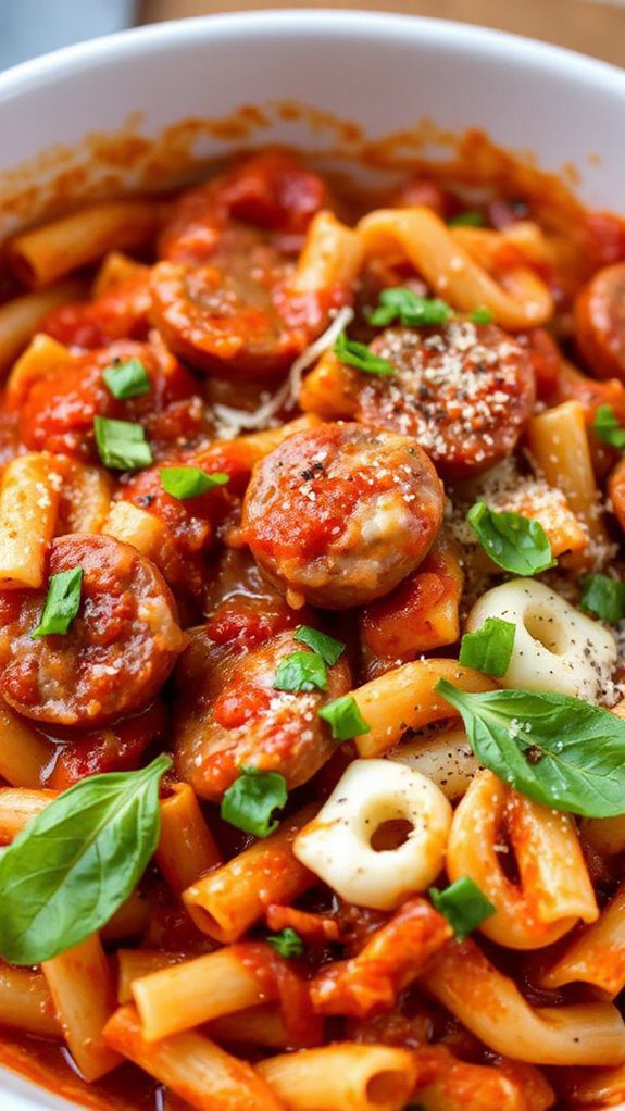 italian sausage baked ziti italian sausage baked ziti