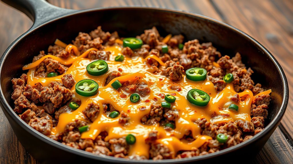 jalape o cheeseburger skillet recipe jalape o cheeseburger skillet recipe