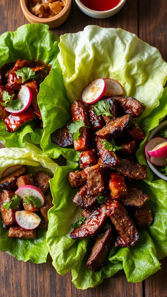 korean bbq beef wraps korean bbq beef wraps