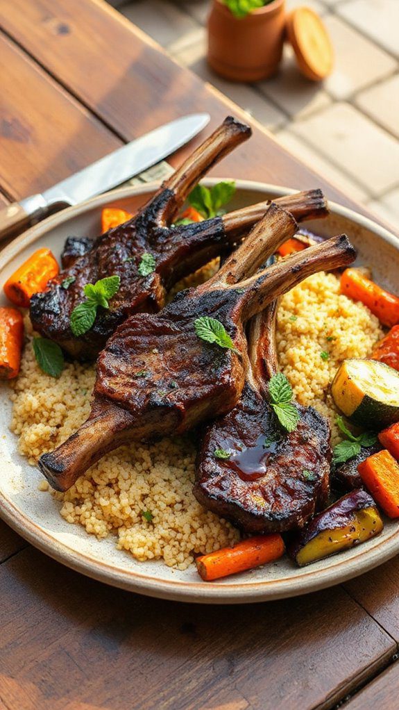 lamb chops with marinade lamb chops with marinade