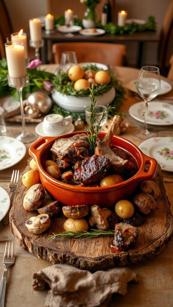 lamb stew cooked wine