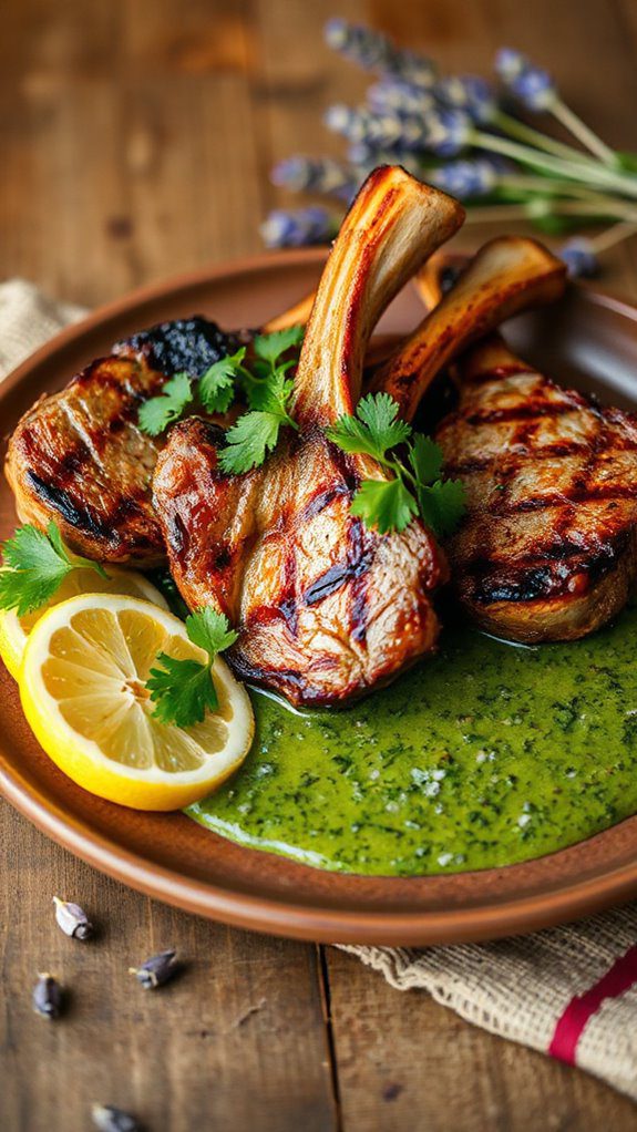 lavender honey grilled lamb lavender honey grilled lamb