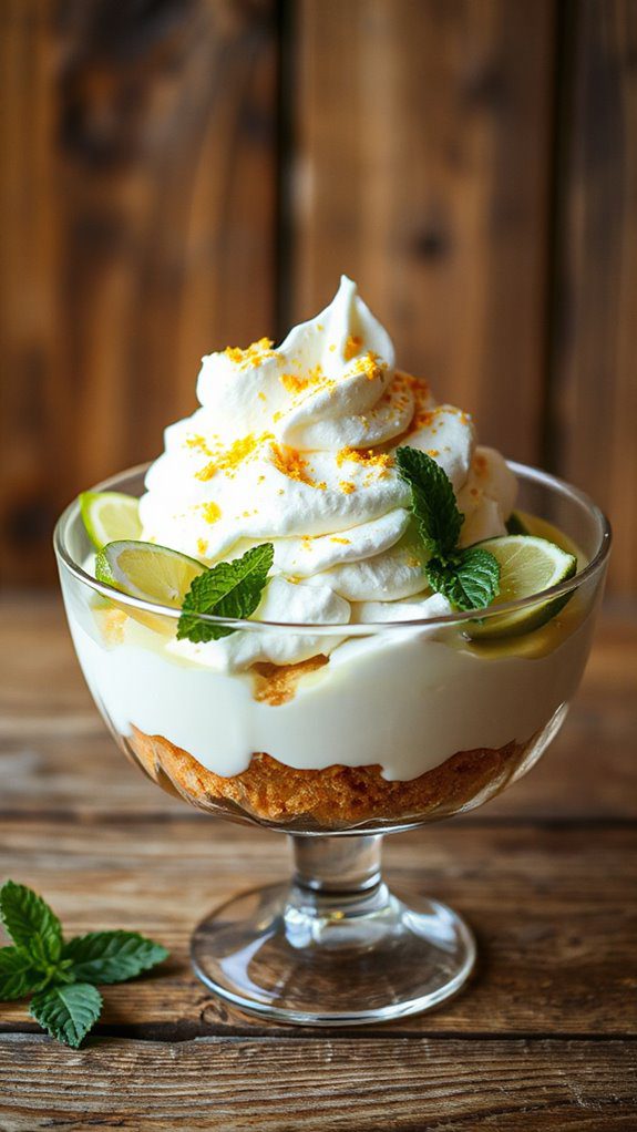 layered key lime dessert