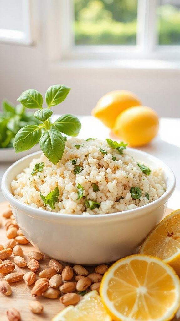 lemon basil flavored couscous