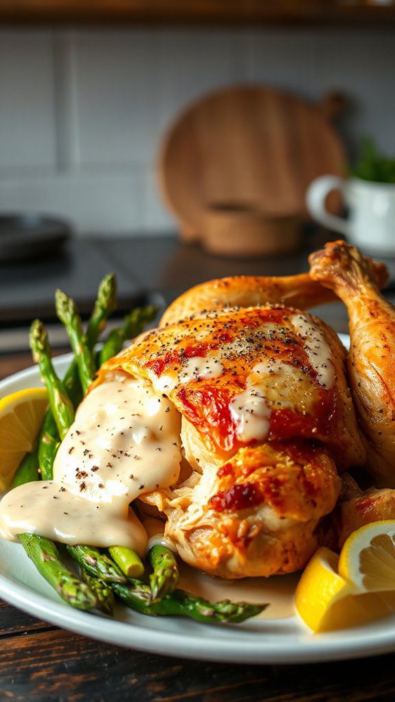 lemon chicken with asparagus