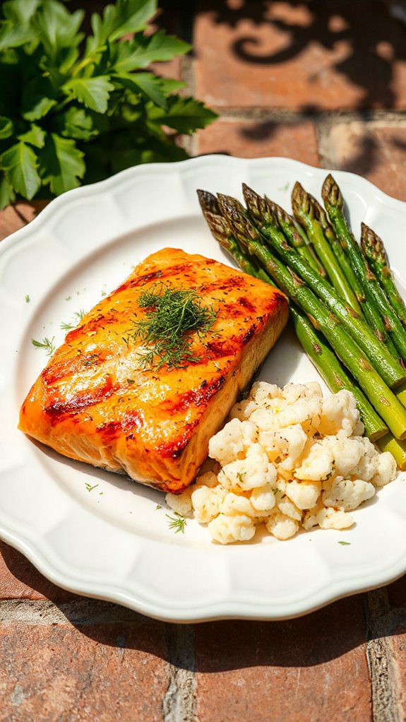 lemon dill seasoned salmon lemon dill seasoned salmon