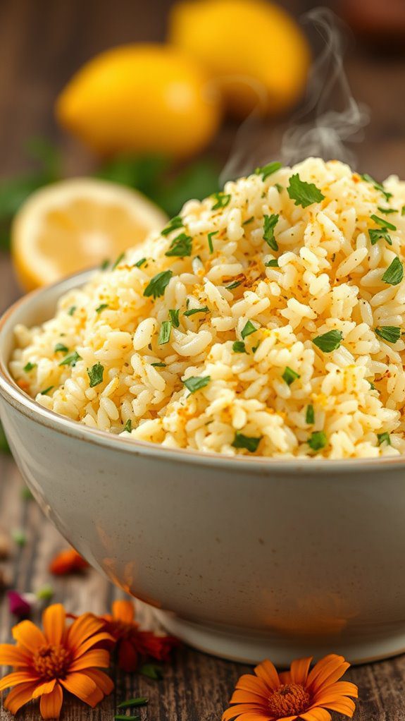 lemon flavored rice dish