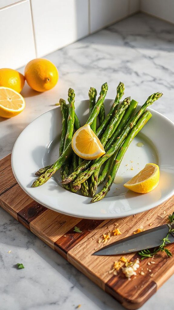 lemon garlic butter asparagus lemon garlic butter asparagus