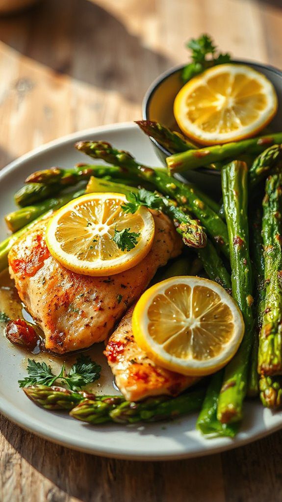 lemon herb chicken asparagus lemon herb chicken asparagus