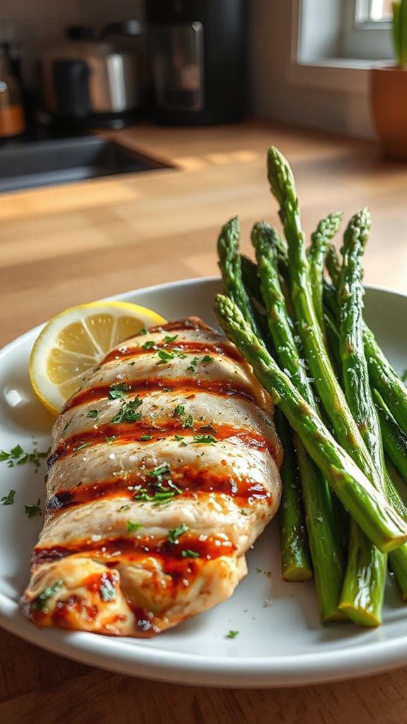 lemon herb chicken dish