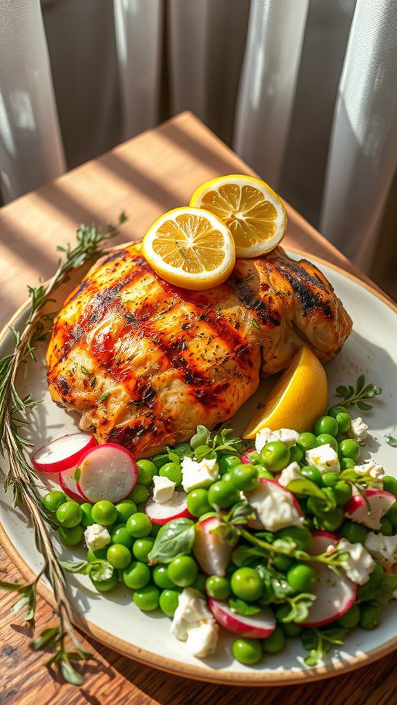 lemon herb chicken salad