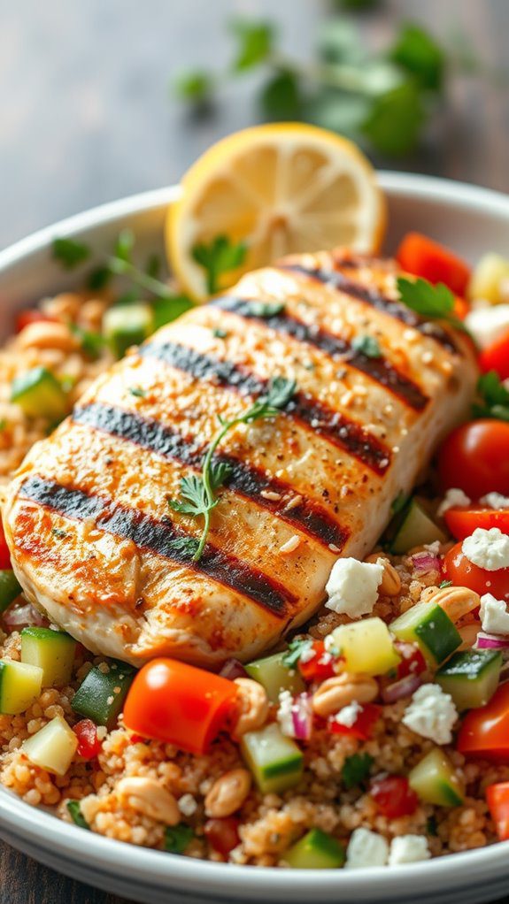 lemon herb grilled chicken