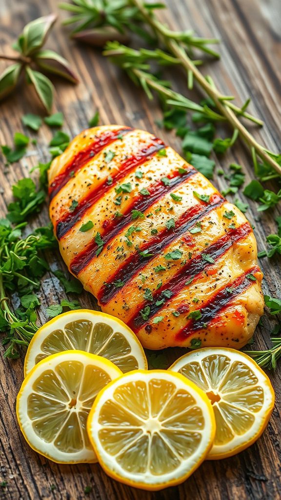 lemon herb grilled chicken