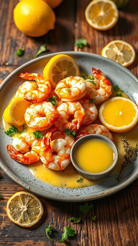 lemon infused shrimp dish lemon infused shrimp dish