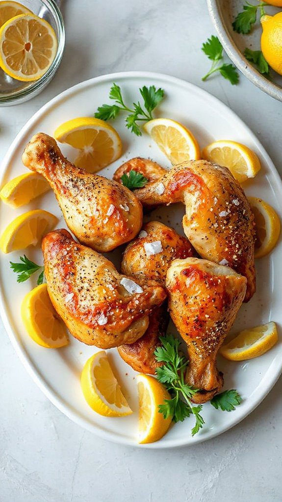 lemon pepper seasoned drumsticks lemon pepper seasoned drumsticks