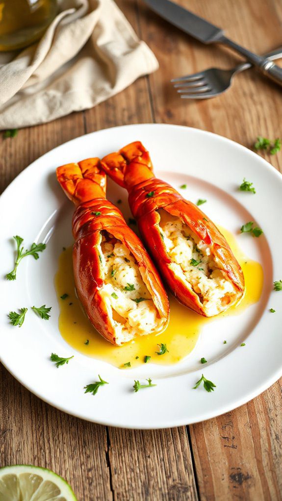 lobster tails garlic butter lobster tails garlic butter