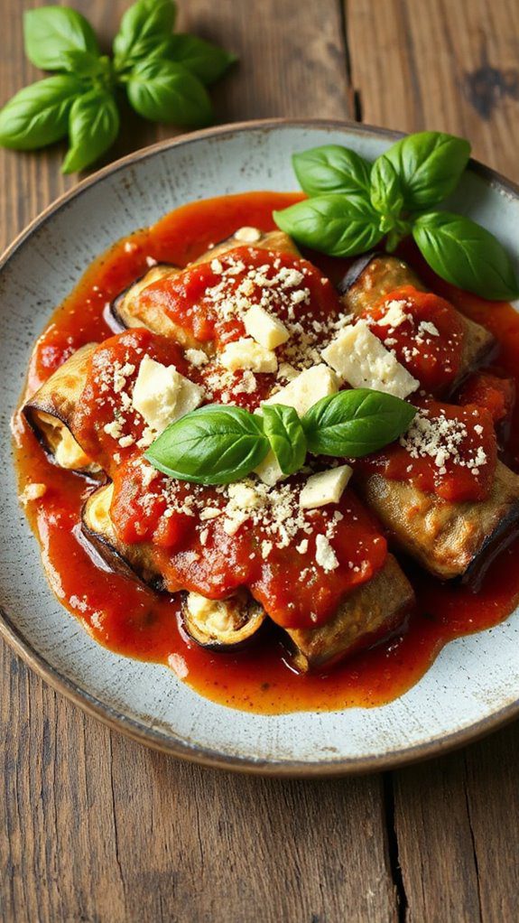 low carb eggplant rollatini recipe