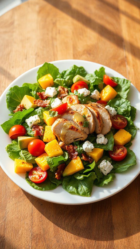 mango infused chicken salad