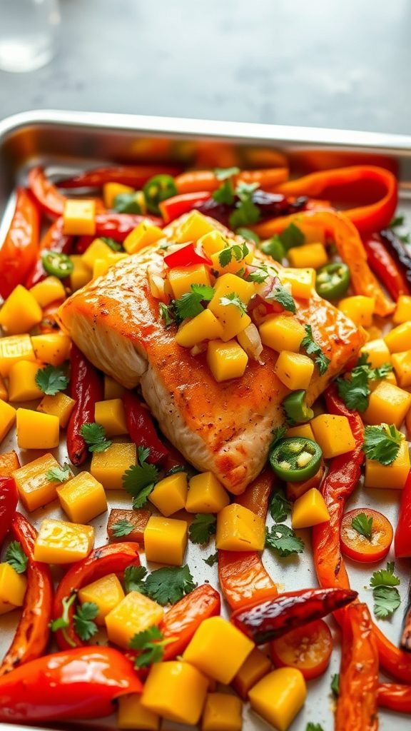 mango salsa salmon recipe