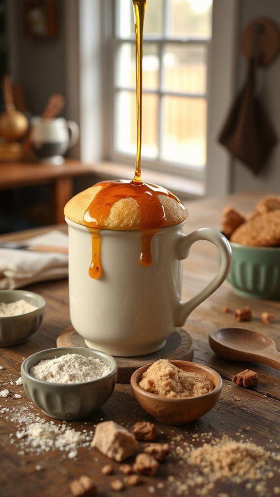 maple flavored pancake dessert