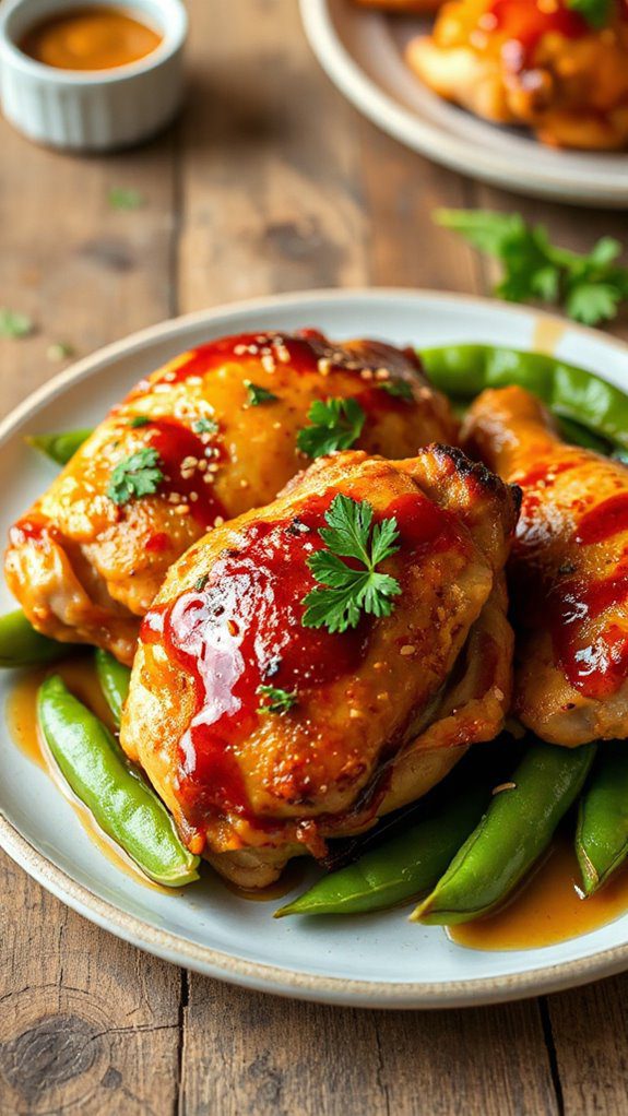 maple mustard chicken thighs maple mustard chicken thighs