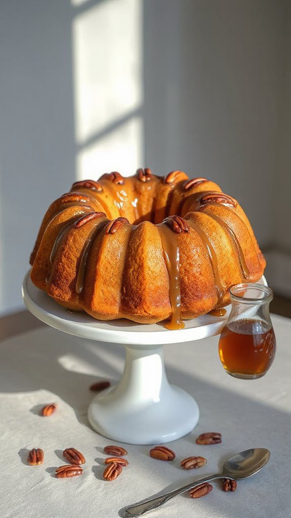maple pecan flavored cake