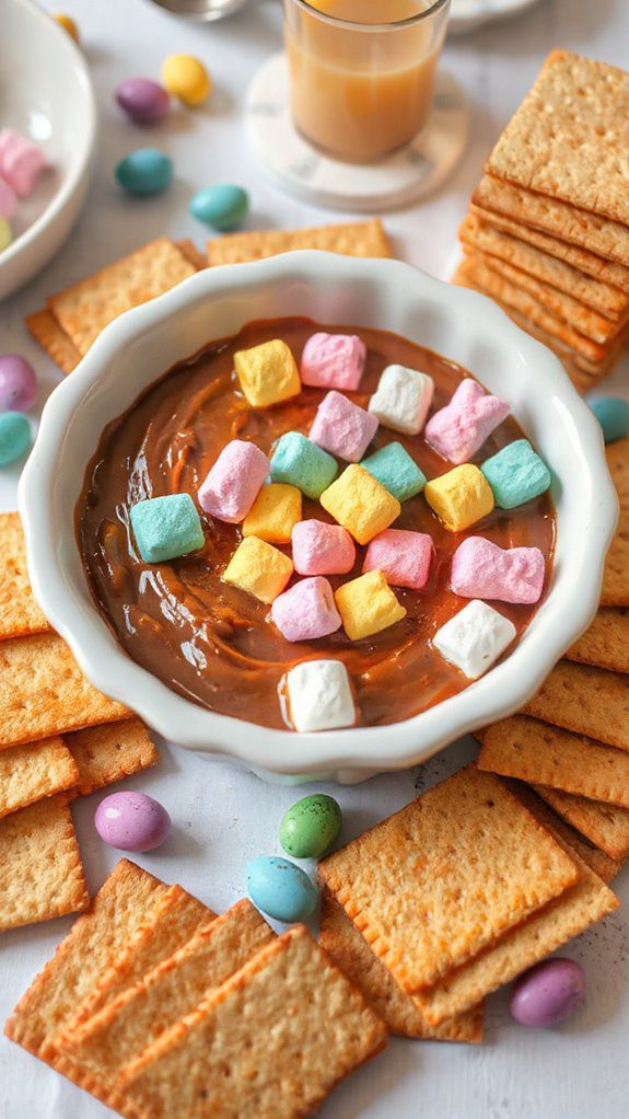 marshmallow chocolate dessert dip marshmallow chocolate dessert dip