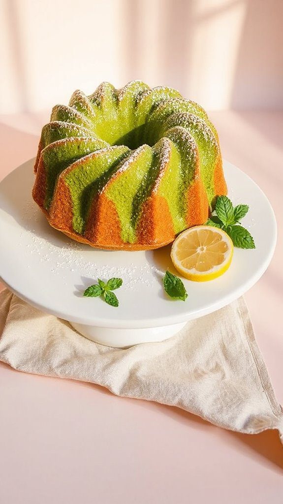 matcha green tea cake