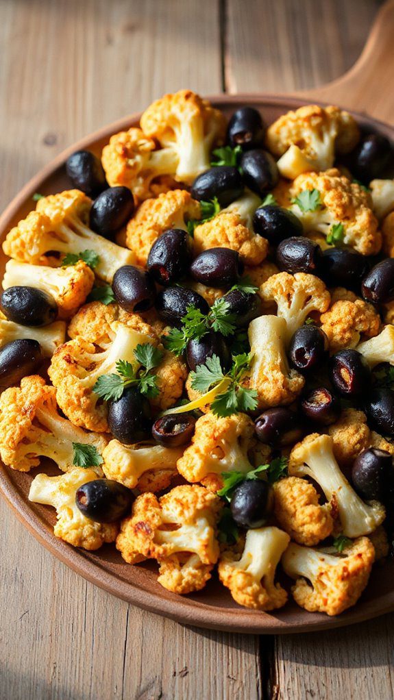 mediterranean cauliflower and olives mediterranean cauliflower and olives