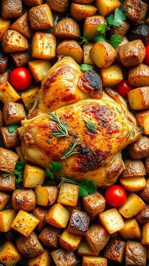 mediterranean chicken and potatoes