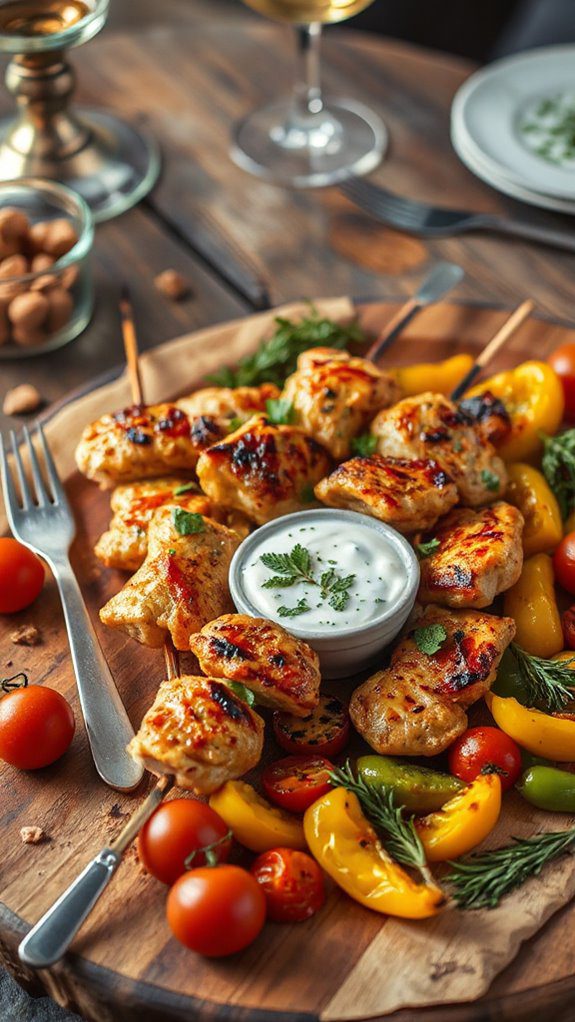 mediterranean chicken skewers recipe mediterranean chicken skewers recipe